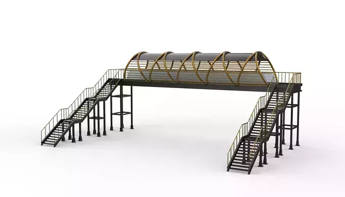 Footbridge 3D model
