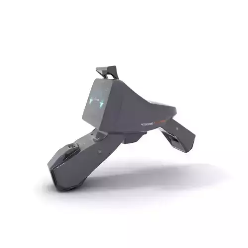 Futuristic Handheld Device Model Pack Low-poly 3D model