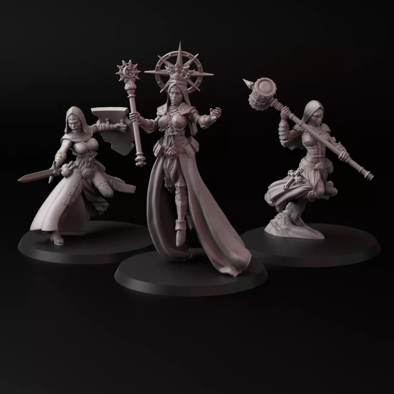 Holy Sisters 3D print model