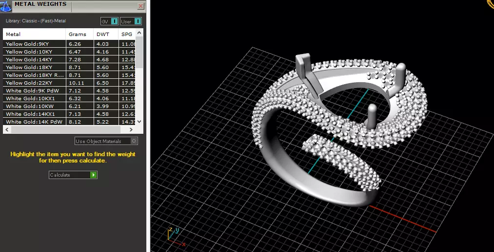 Solitaire pear engagement rings Model 7769 3D print model_6