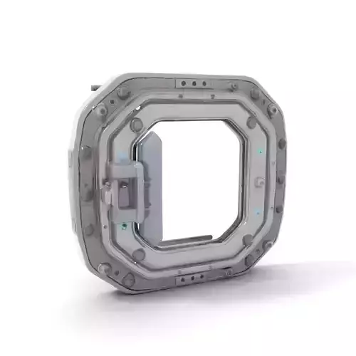 Futuristic Door Frame Model Pack with Metallic Details