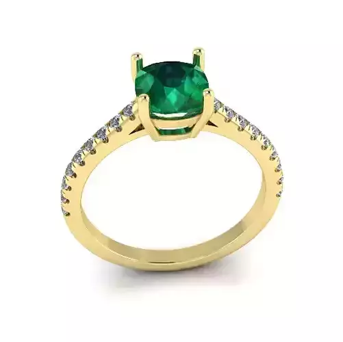 Solitaire engagement rings Model 7817