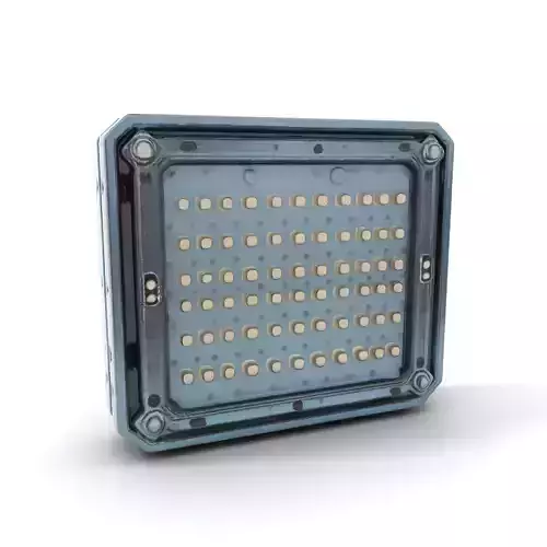 Industrial LED Lighting Panel Model Pack Low-poly 3D model