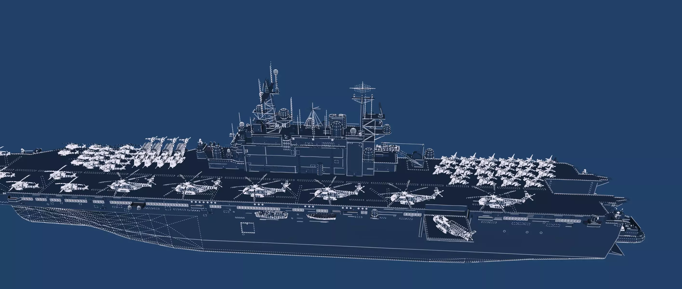 US navy  Amphibious Assault Ship 3D model_48