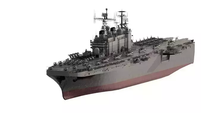 US navy  Amphibious Assault Ship 3D model