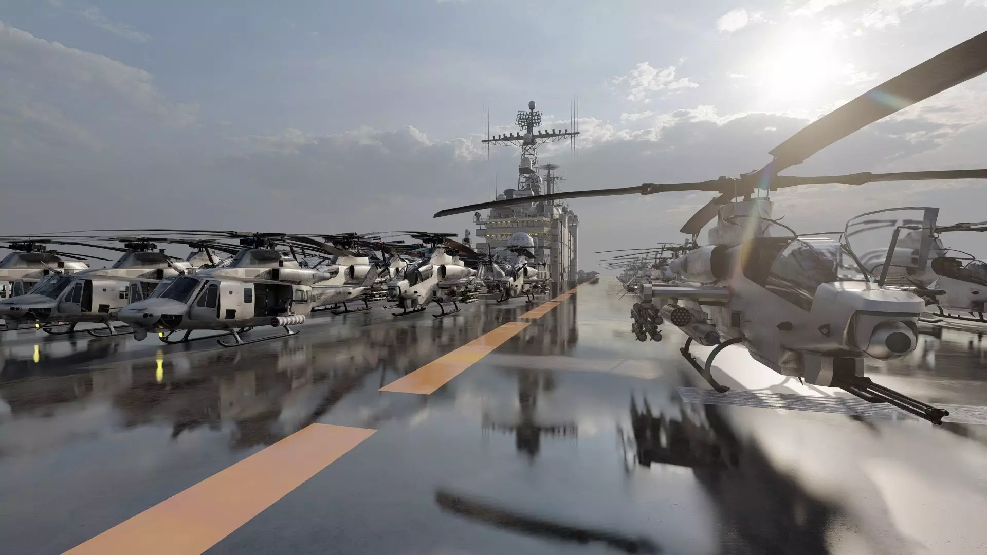 US navy  Amphibious Assault Ship 3D model_27