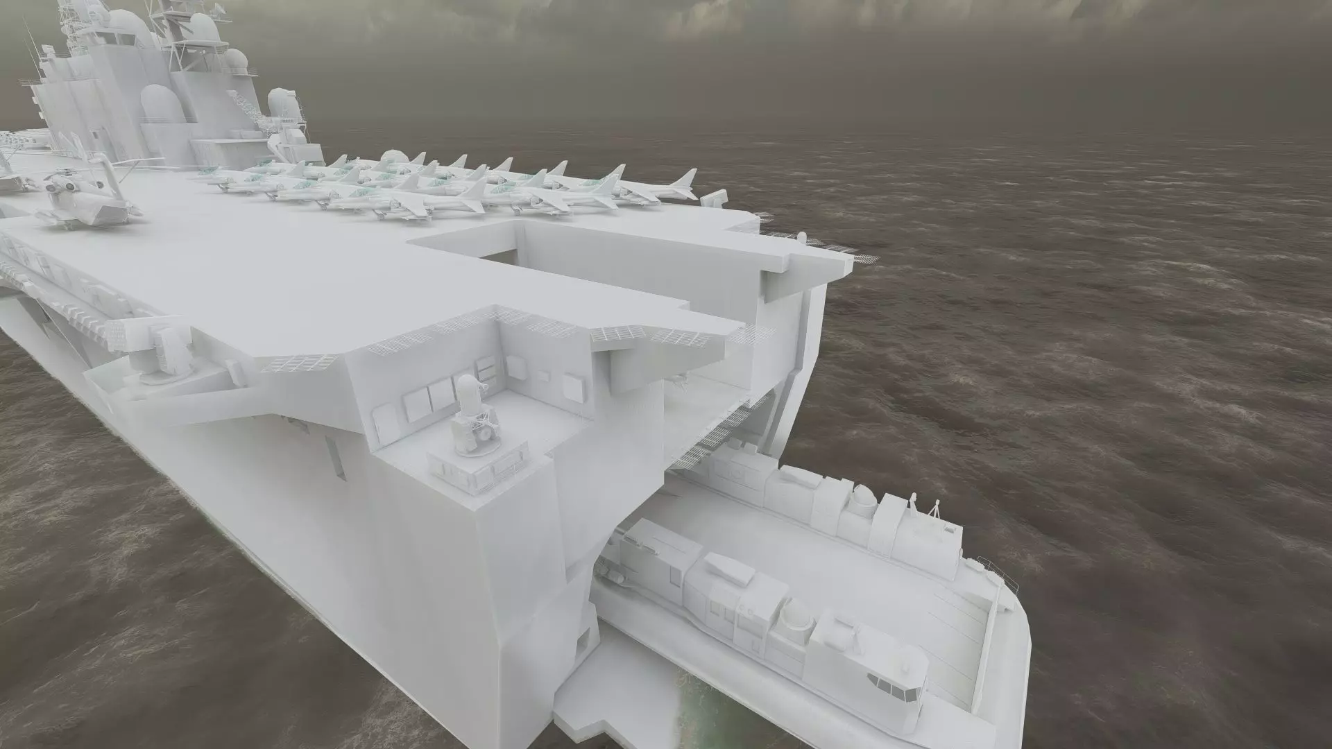 US navy  Amphibious Assault Ship 3D model_45