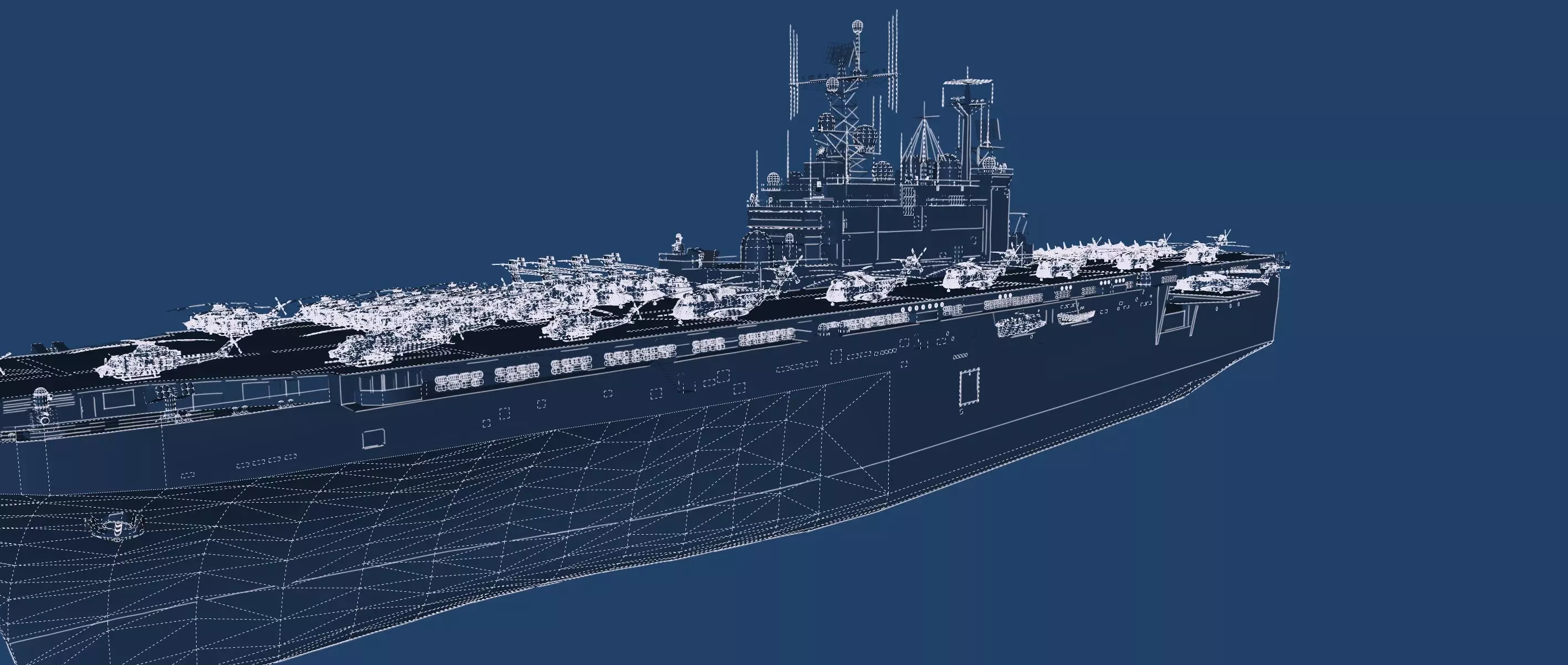 US navy  Amphibious Assault Ship 3D model_47