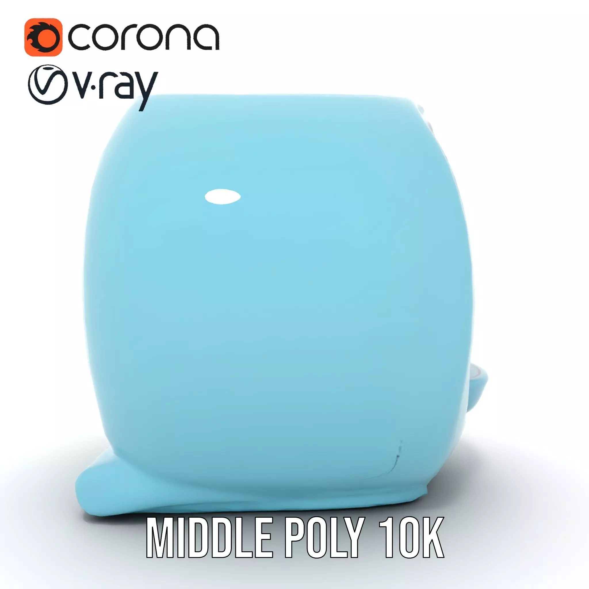 Futuristic Medical Capsule Model Pack with LED Lights Low-poly 3D model_18