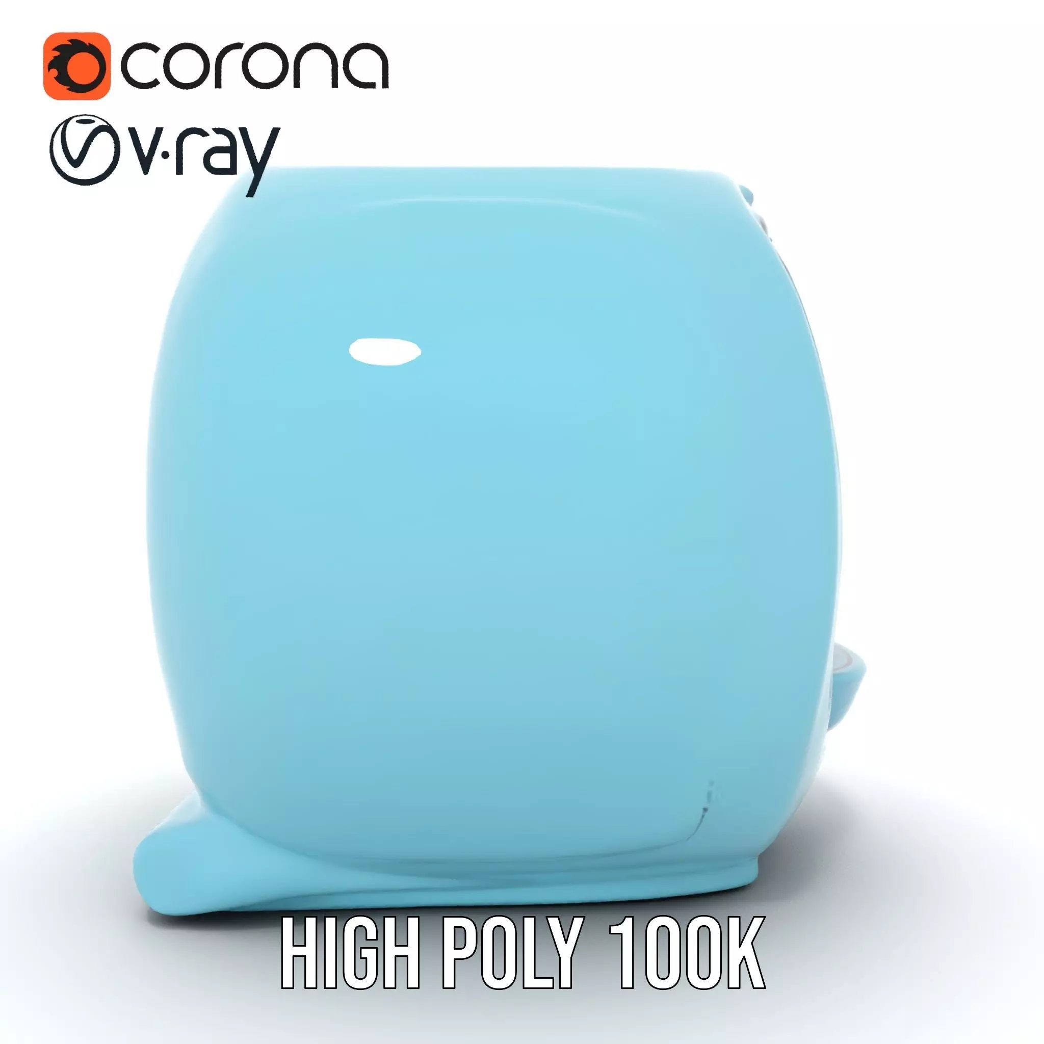 Futuristic Medical Capsule Model Pack with LED Lights Low-poly 3D model_26