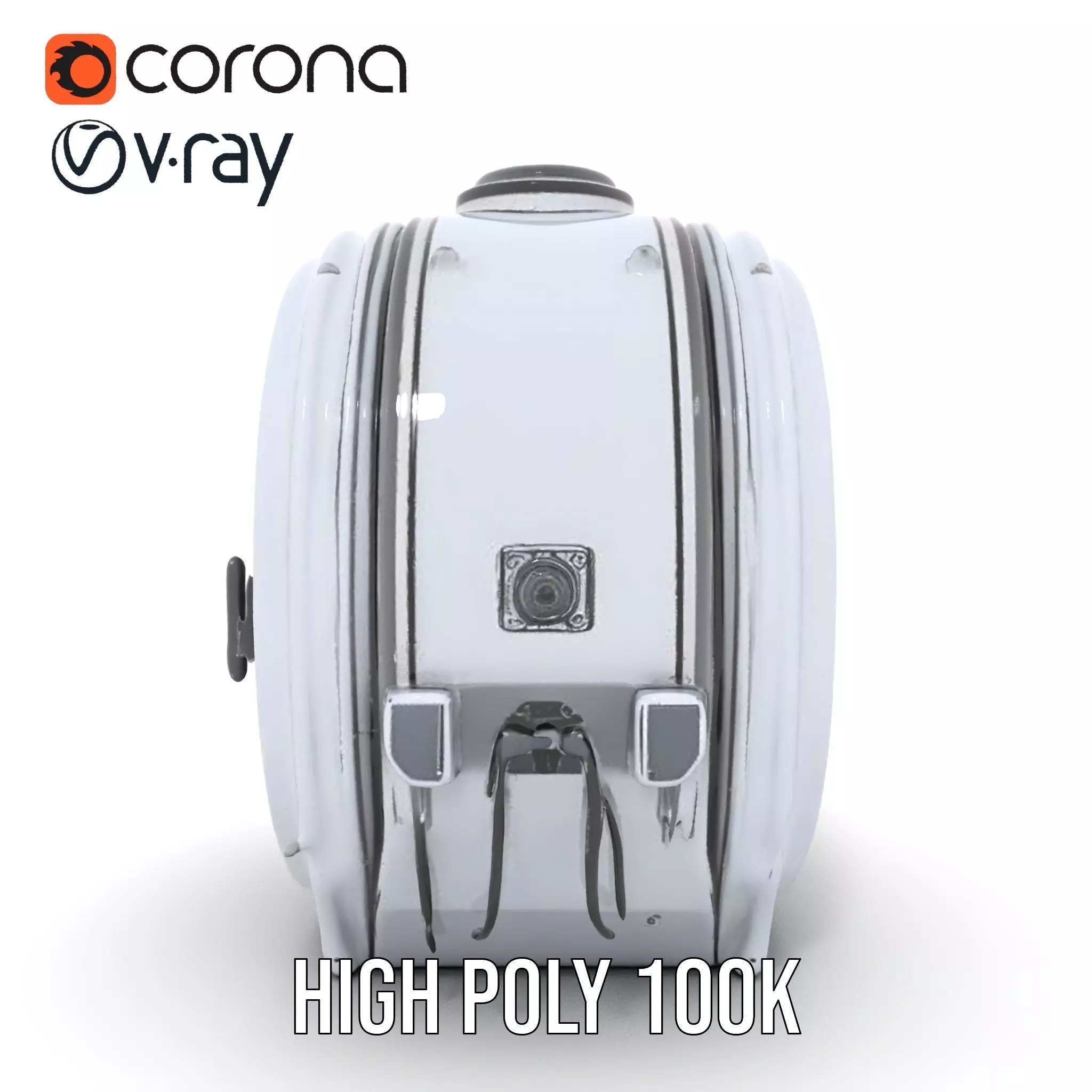 Futuristic Capsule Interior Model Pack Low-poly 3D model_14