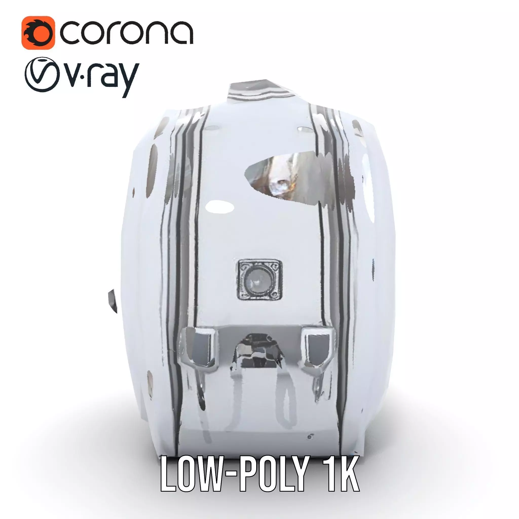 Futuristic Capsule Interior Model Pack Low-poly 3D model_13