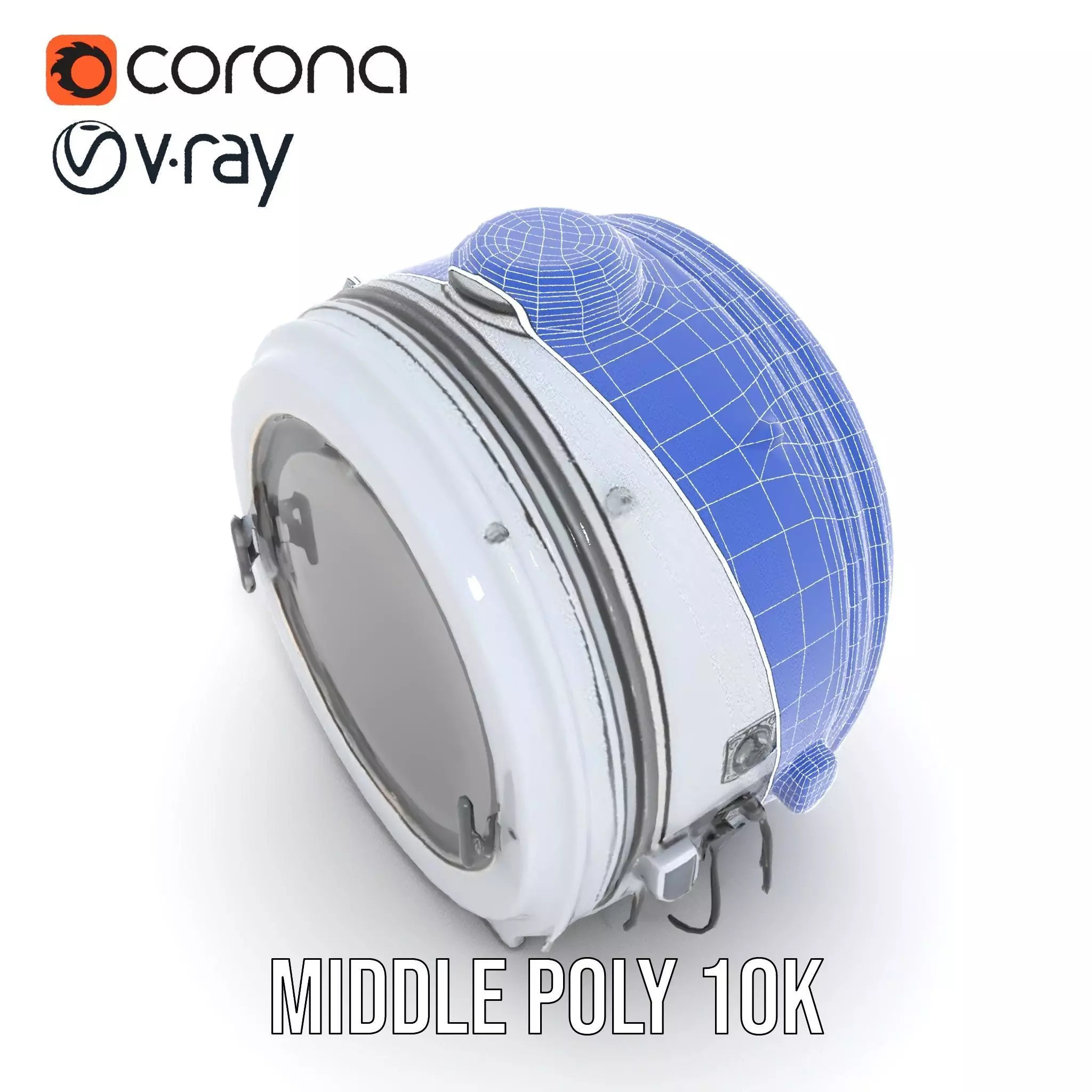 Futuristic Capsule Interior Model Pack Low-poly 3D model_30