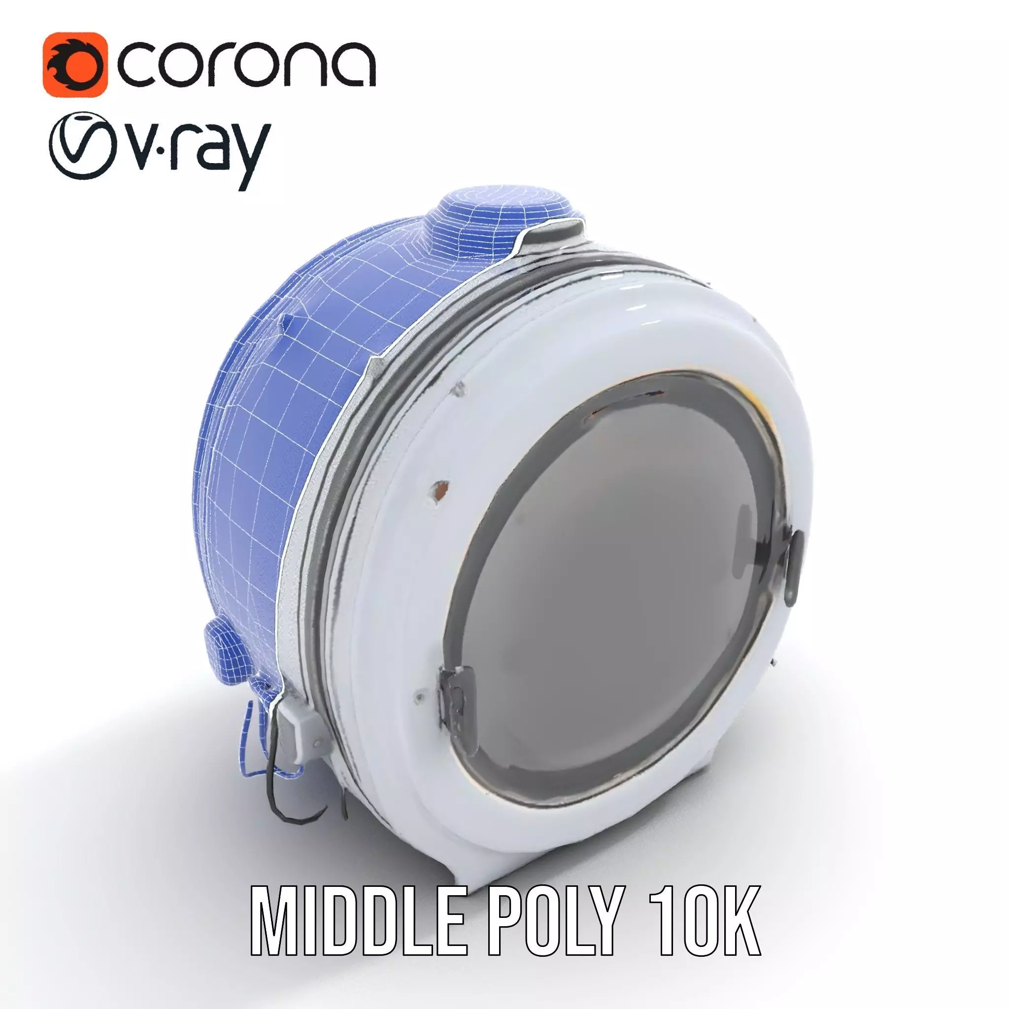 Futuristic Capsule Interior Model Pack Low-poly 3D model_18