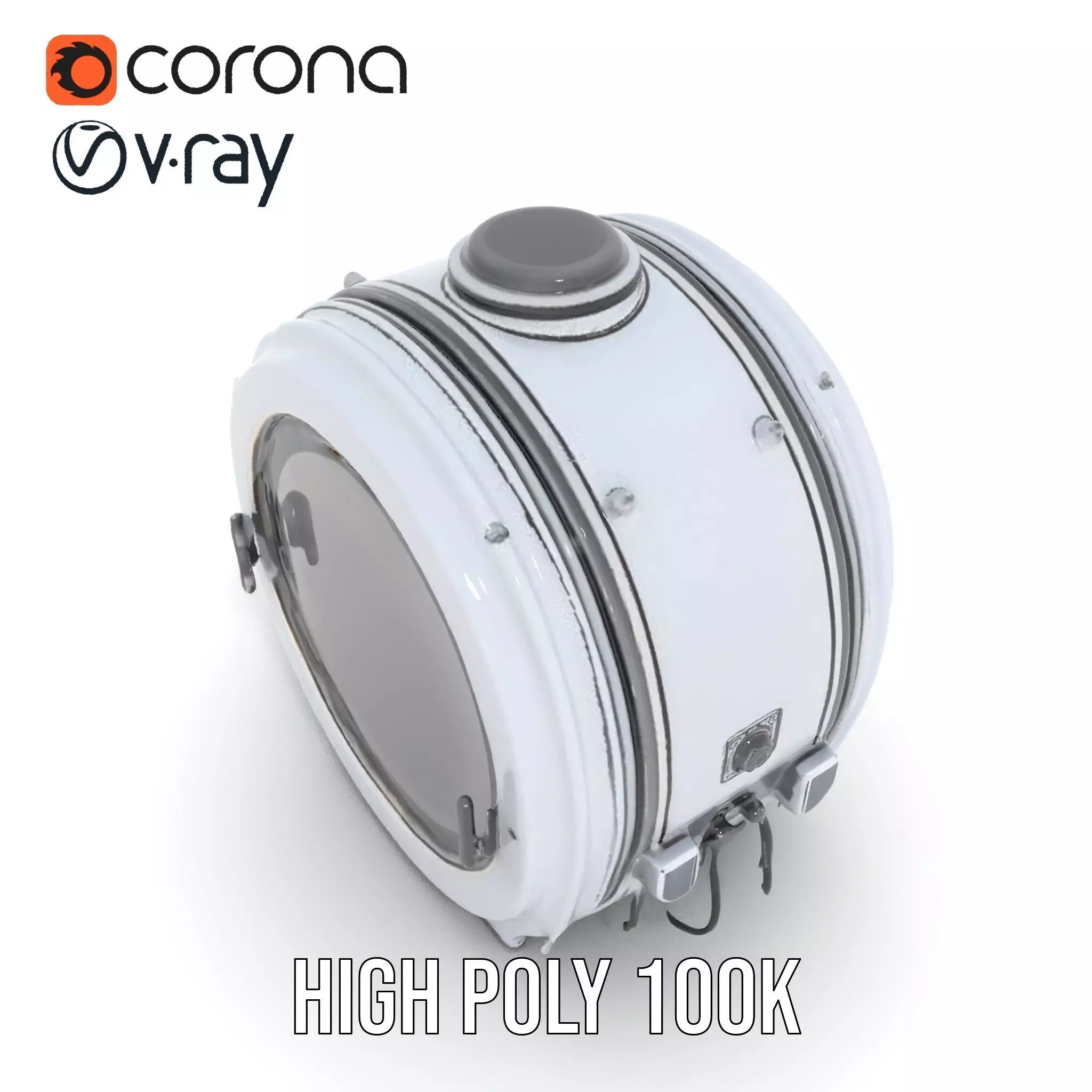 Futuristic Capsule Interior Model Pack Low-poly 3D model_11