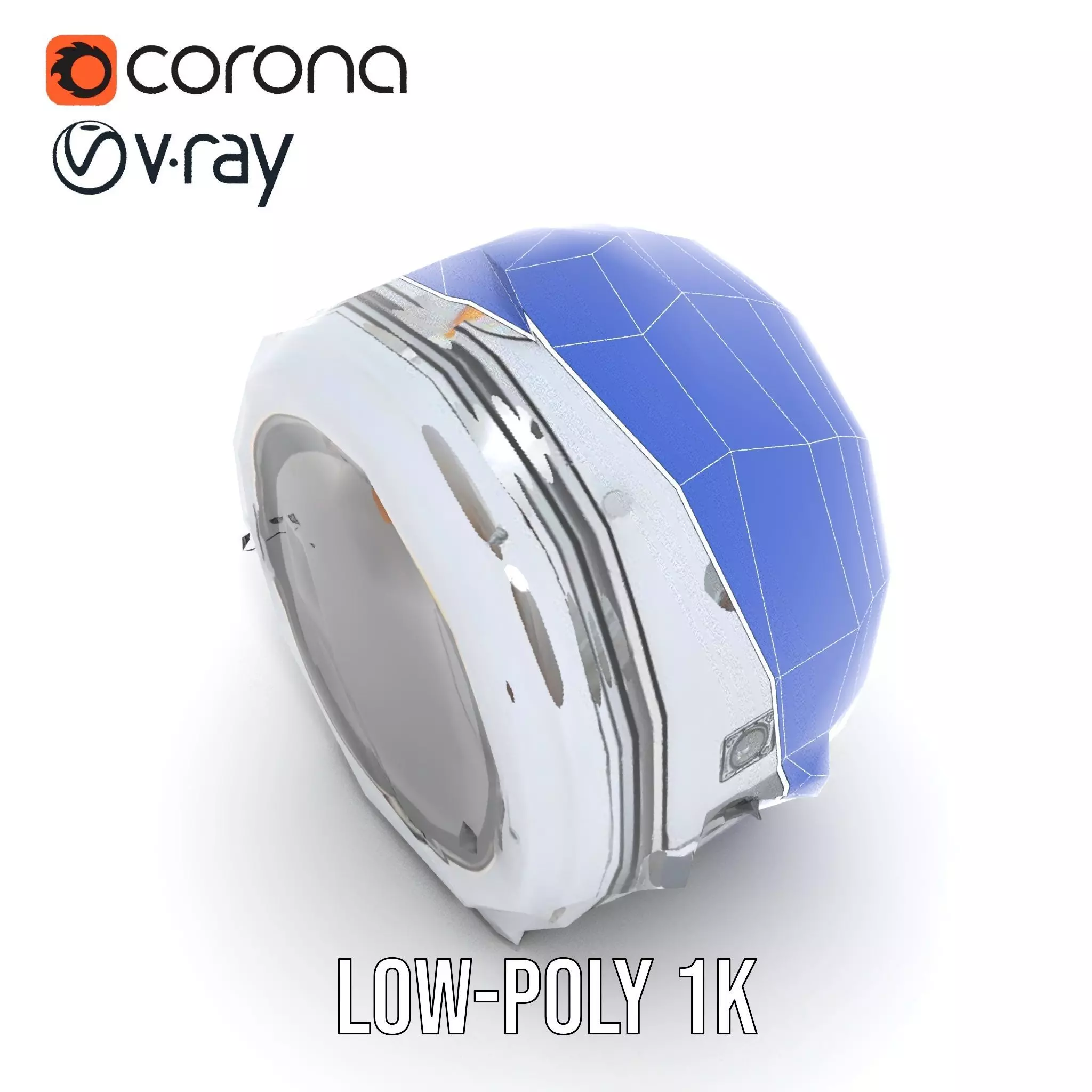 Futuristic Capsule Interior Model Pack Low-poly 3D model_25