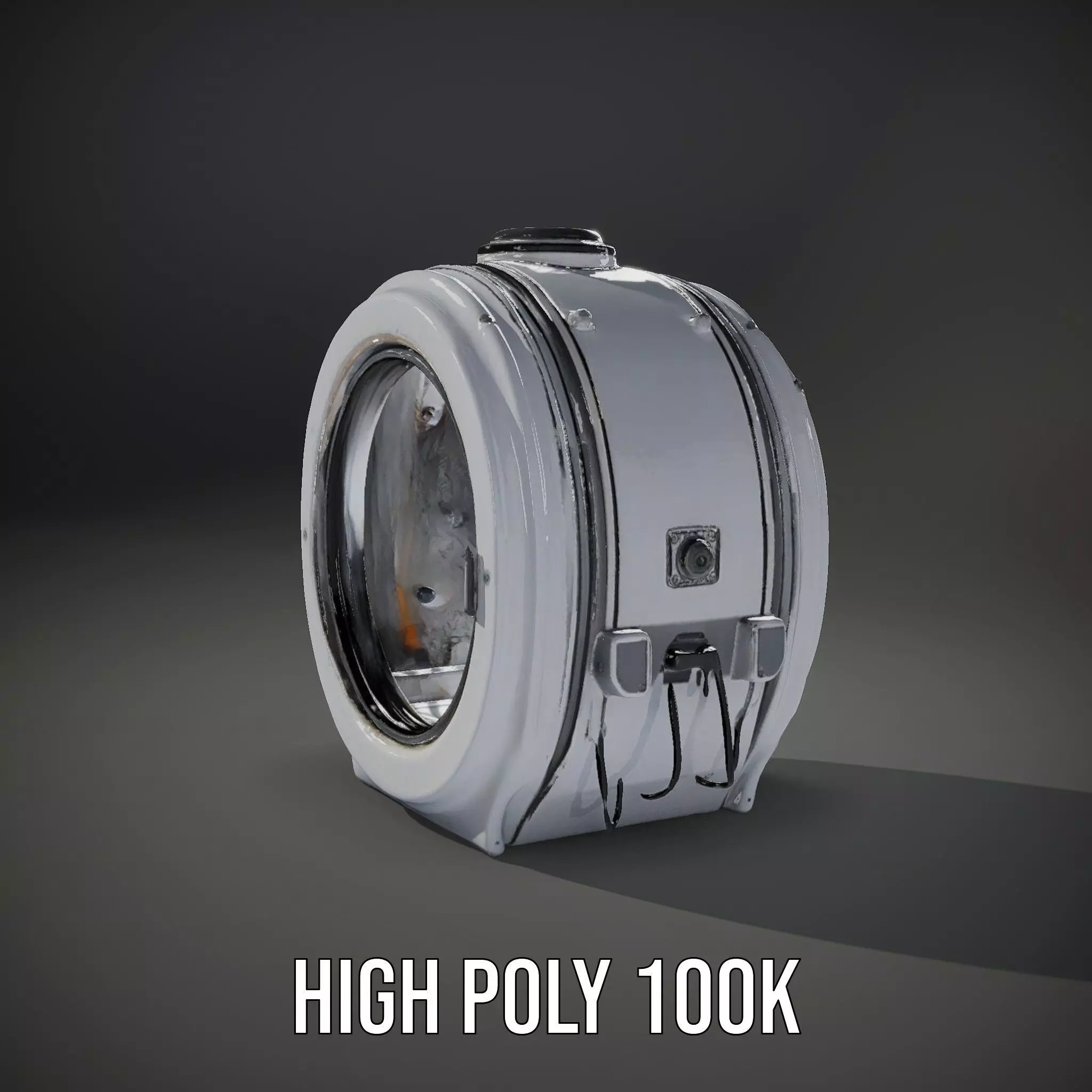 Futuristic Capsule Interior Model Pack Low-poly 3D model_23