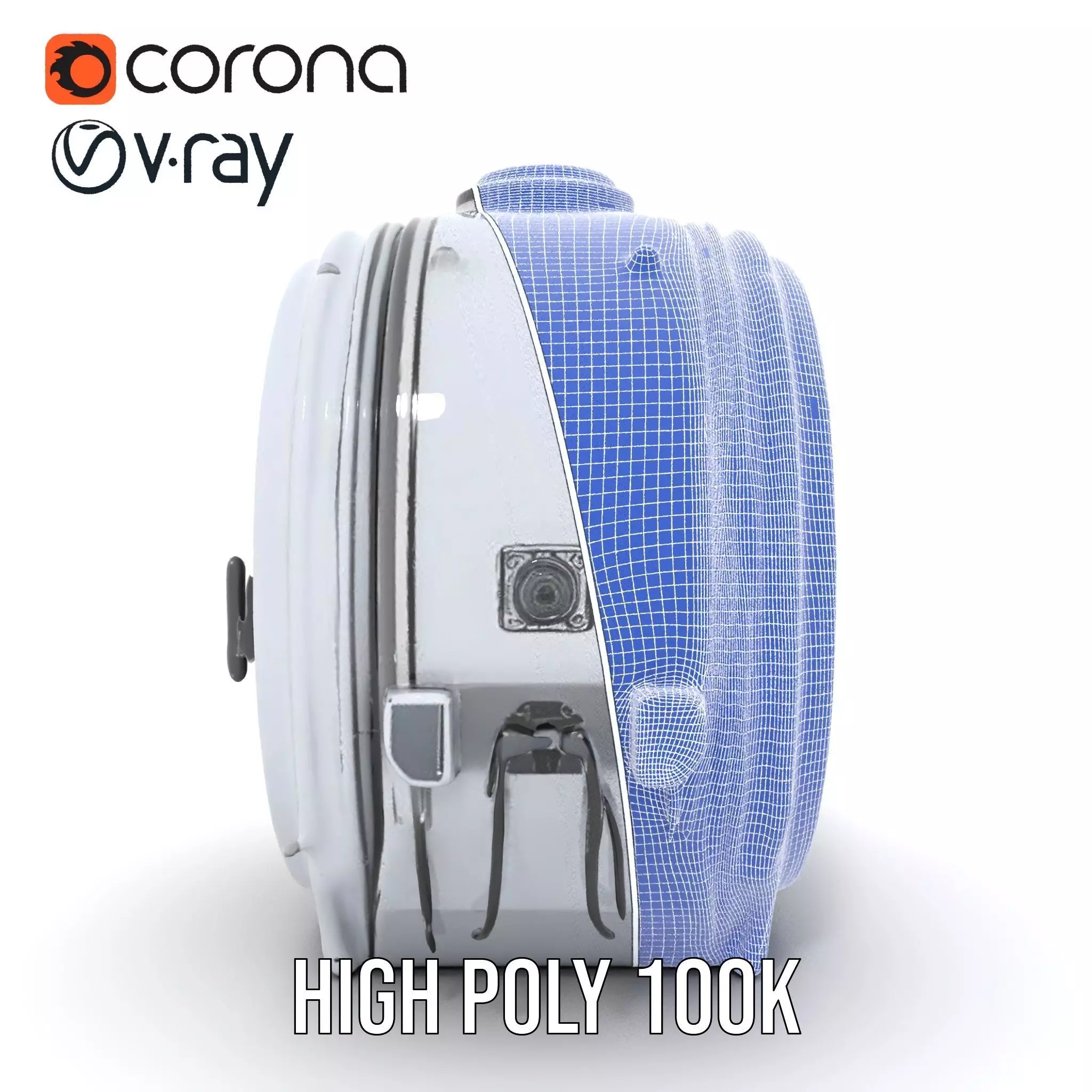 Futuristic Capsule Interior Model Pack Low-poly 3D model_34