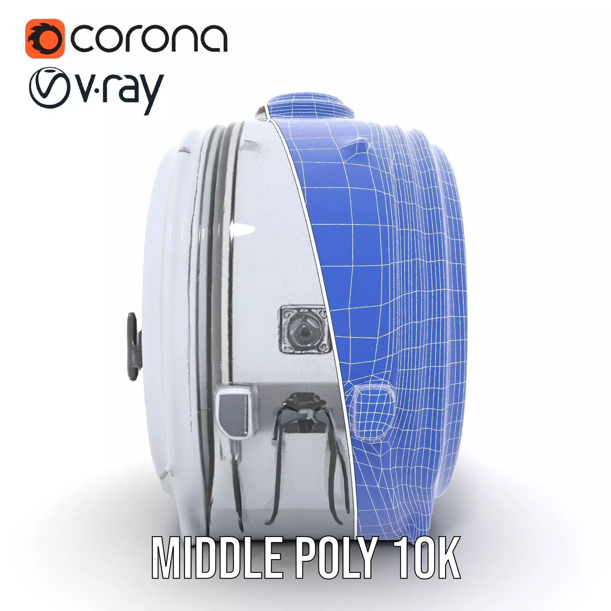 Futuristic Capsule Interior Model Pack Low-poly 3D model_24