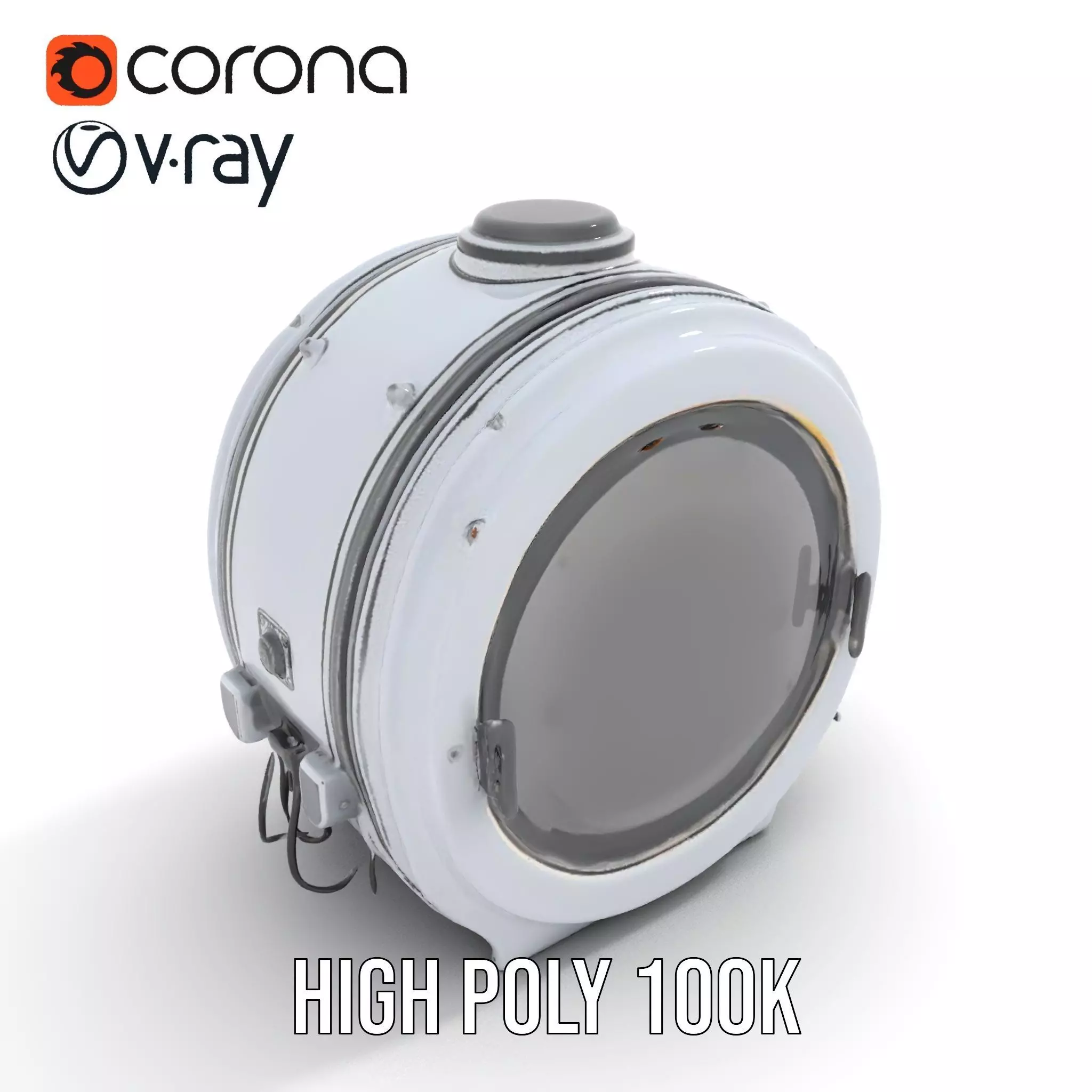 Futuristic Capsule Interior Model Pack Low-poly 3D model_20