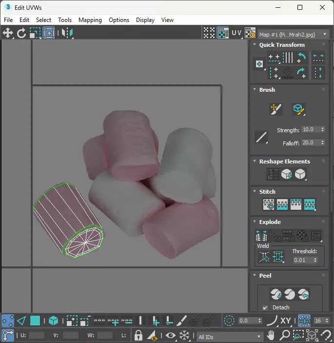 Marshmallow Pig Nose 3D model_34