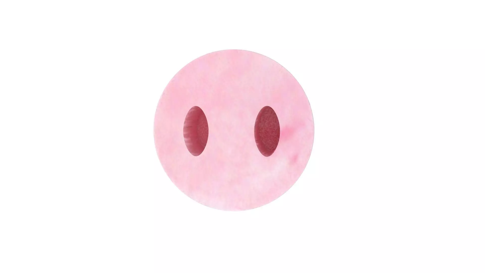 Marshmallow Pig Nose 3D model_9