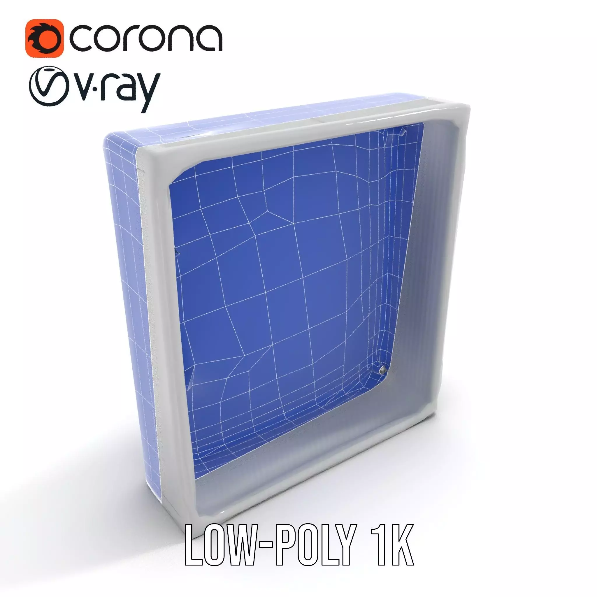 Metallic Wall Panel Model Pack Low-poly 3D model_22