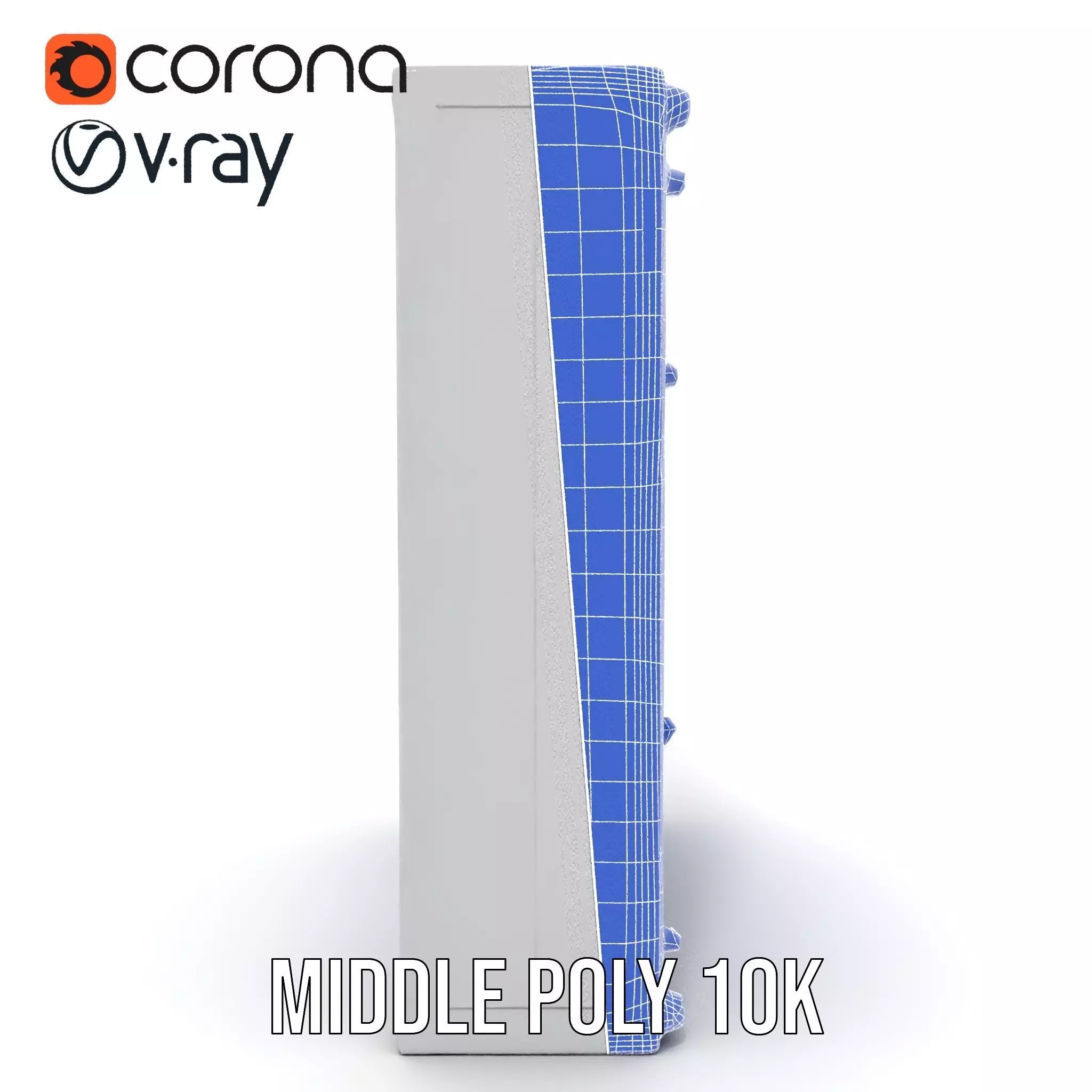 Metallic Wall Panel Model Pack Low-poly 3D model_30