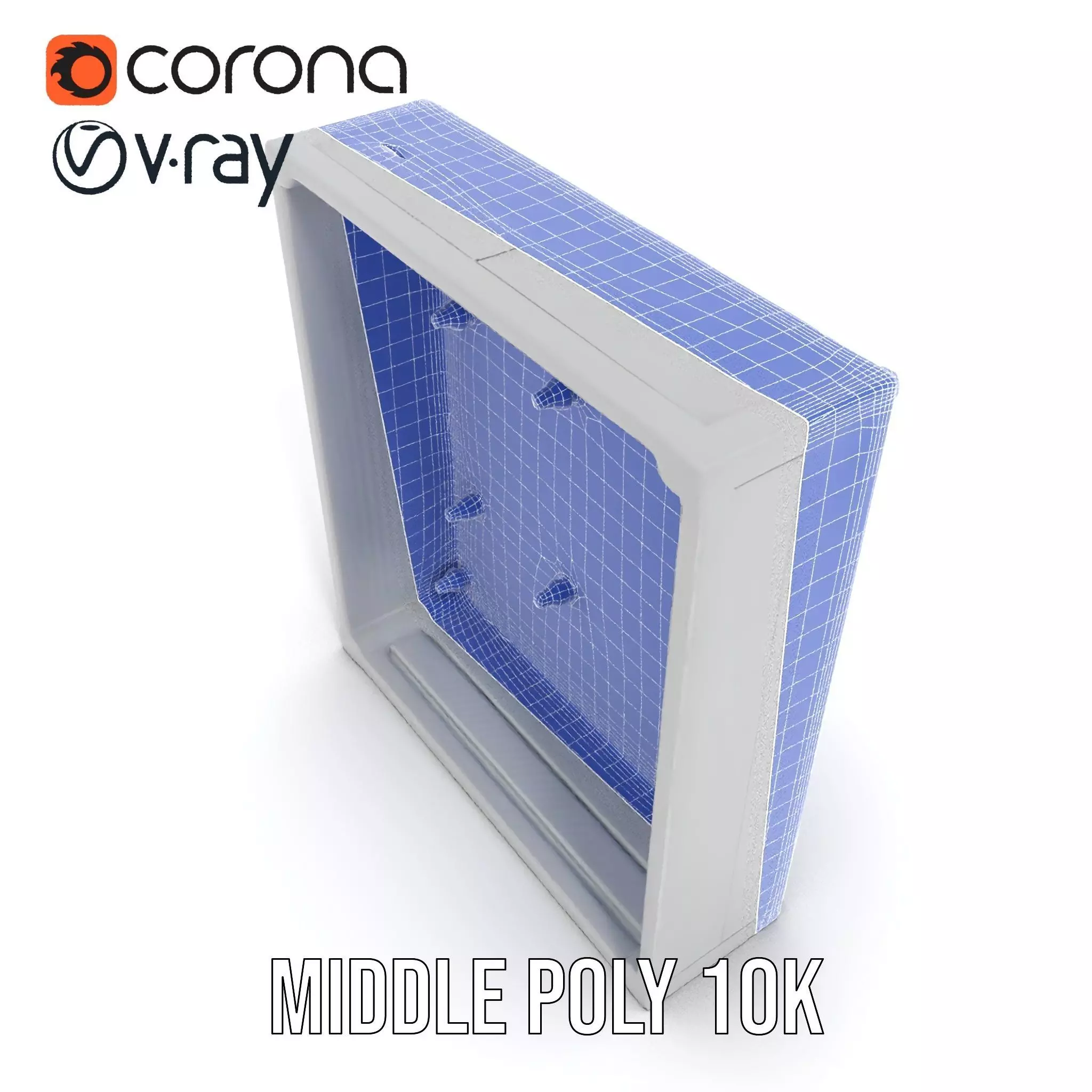 Metallic Wall Panel Model Pack Low-poly 3D model_24