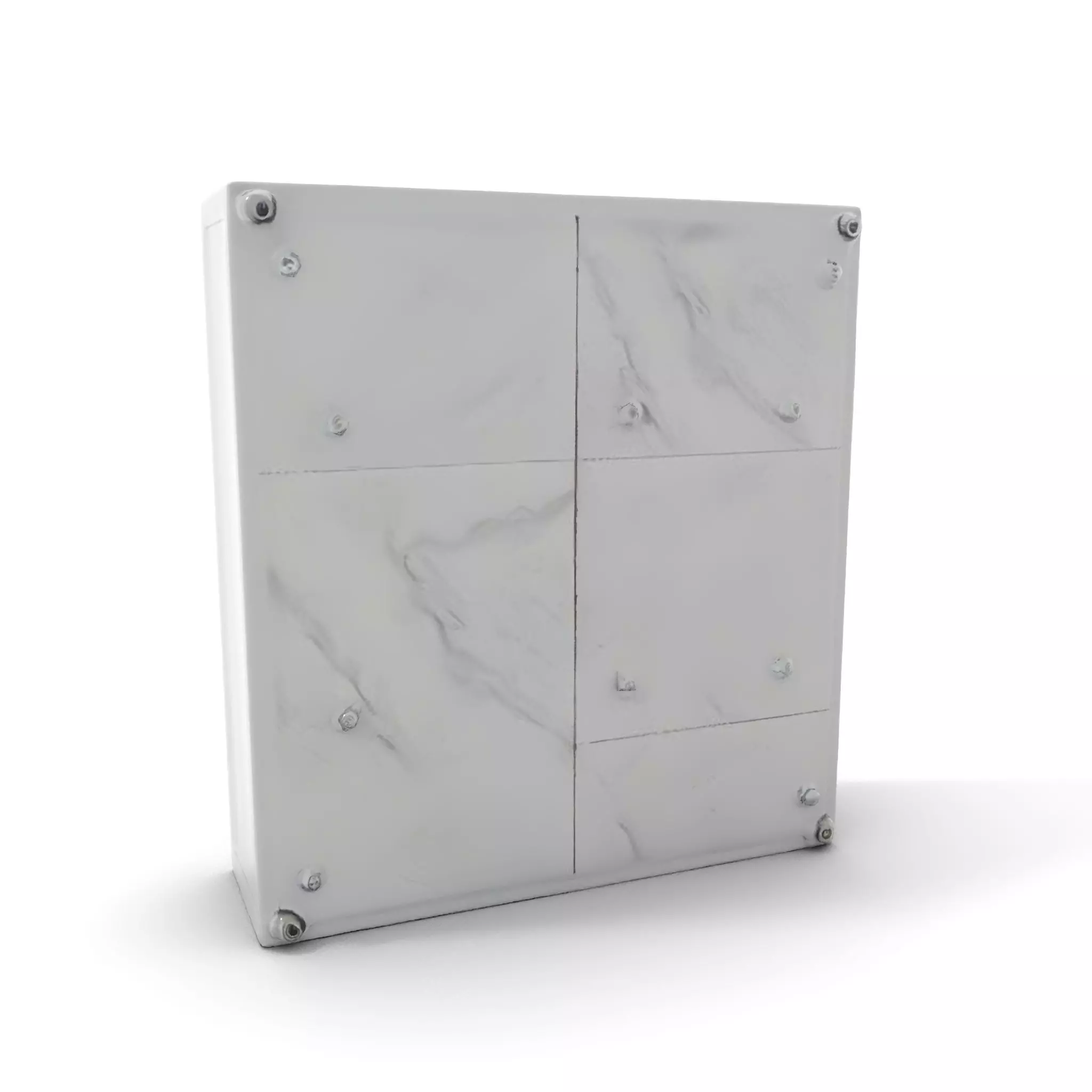 Metallic Wall Panel Model Pack Low-poly 3D model_6