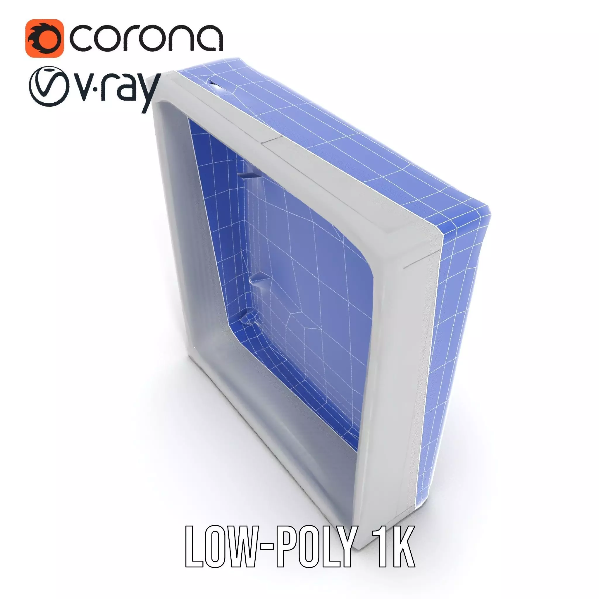 Metallic Wall Panel Model Pack Low-poly 3D model_31