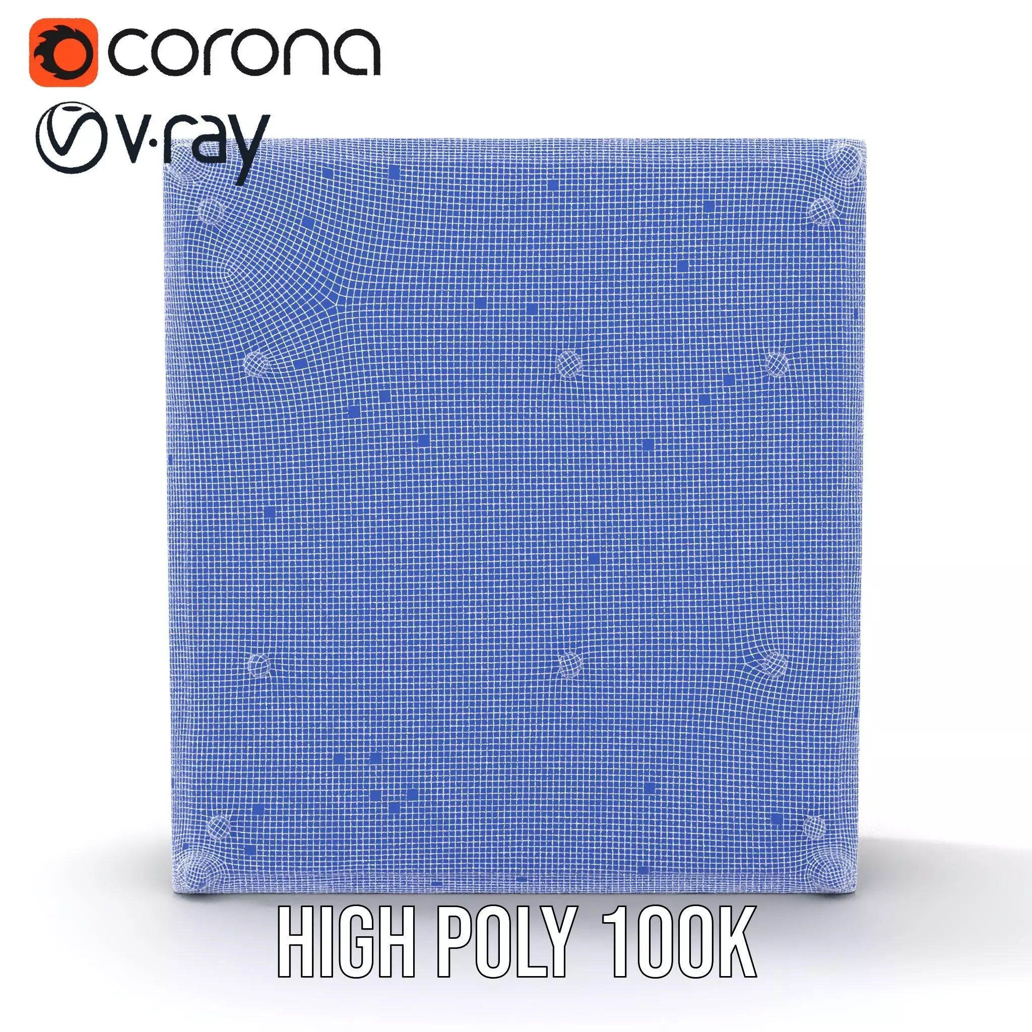 Metallic Wall Panel Model Pack Low-poly 3D model_29