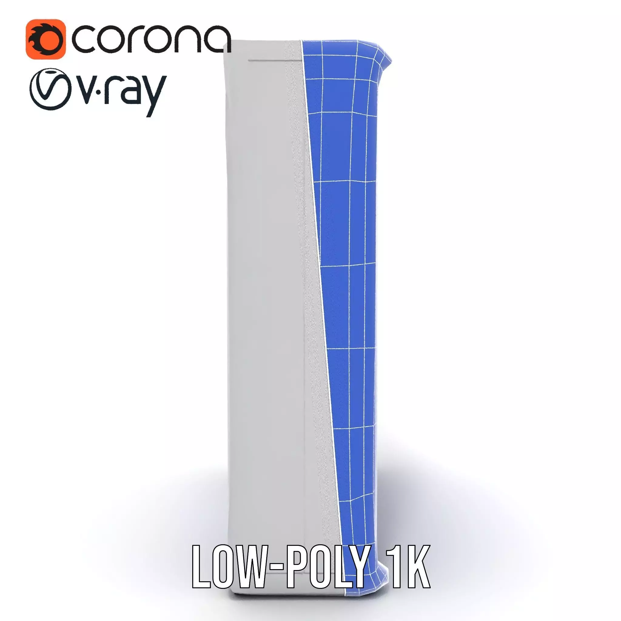 Metallic Wall Panel Model Pack Low-poly 3D model_25