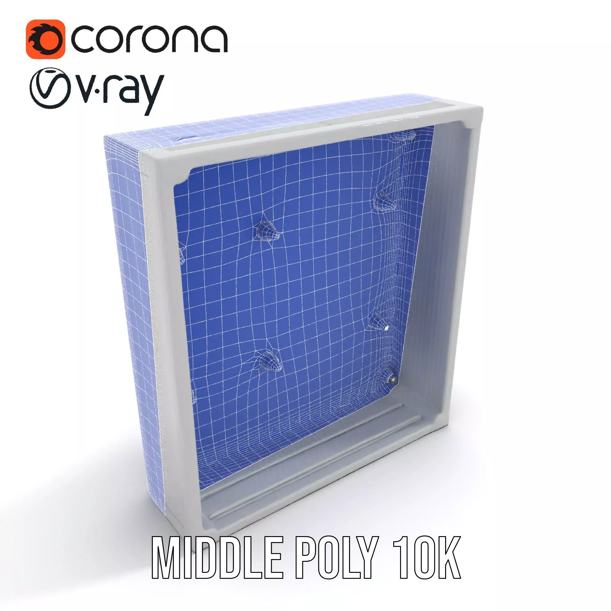 Metallic Wall Panel Model Pack Low-poly 3D model_21