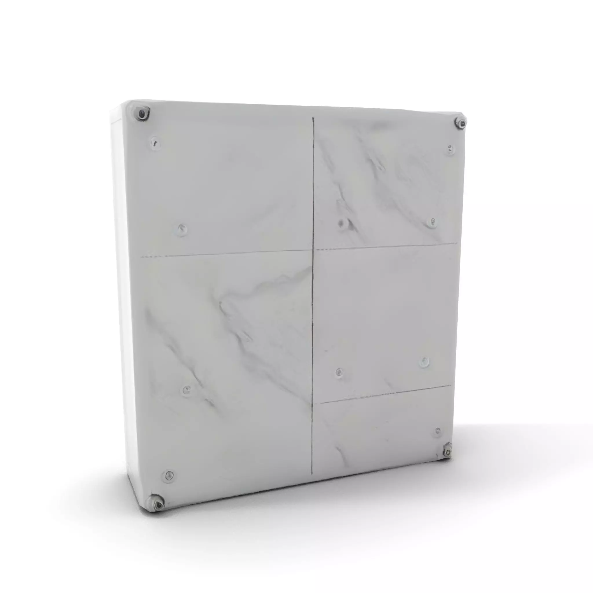 Metallic Wall Panel Model Pack Low-poly 3D model_12