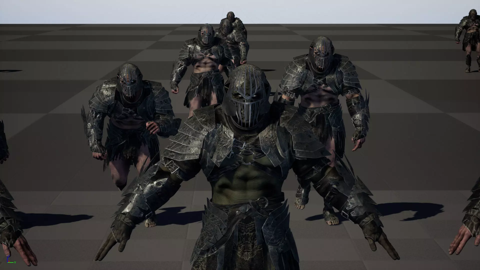 OrcKnight Low-poly 3D model_29