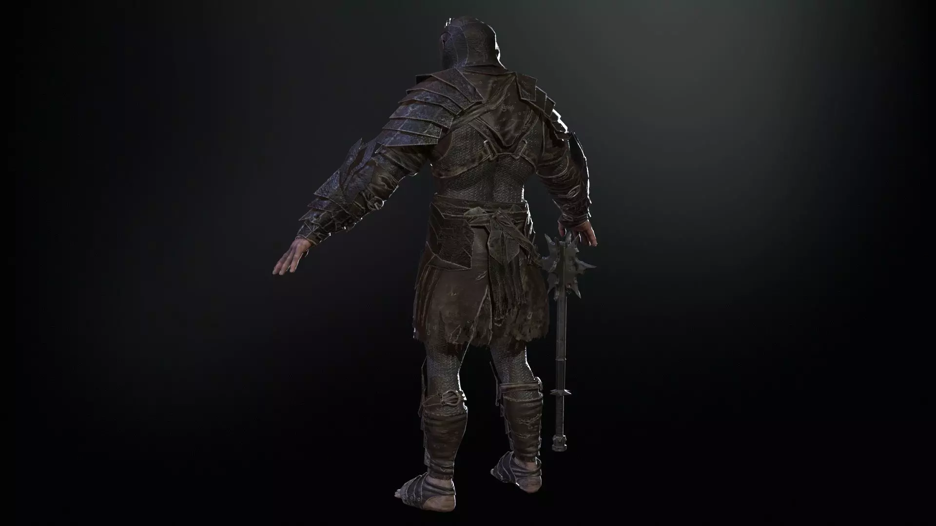 OrcKnight Low-poly 3D model_23