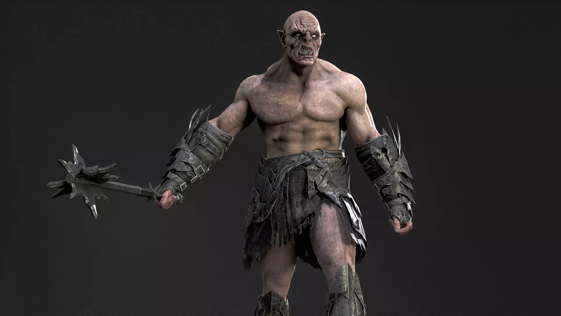 OrcKnight Low-poly 3D model_18