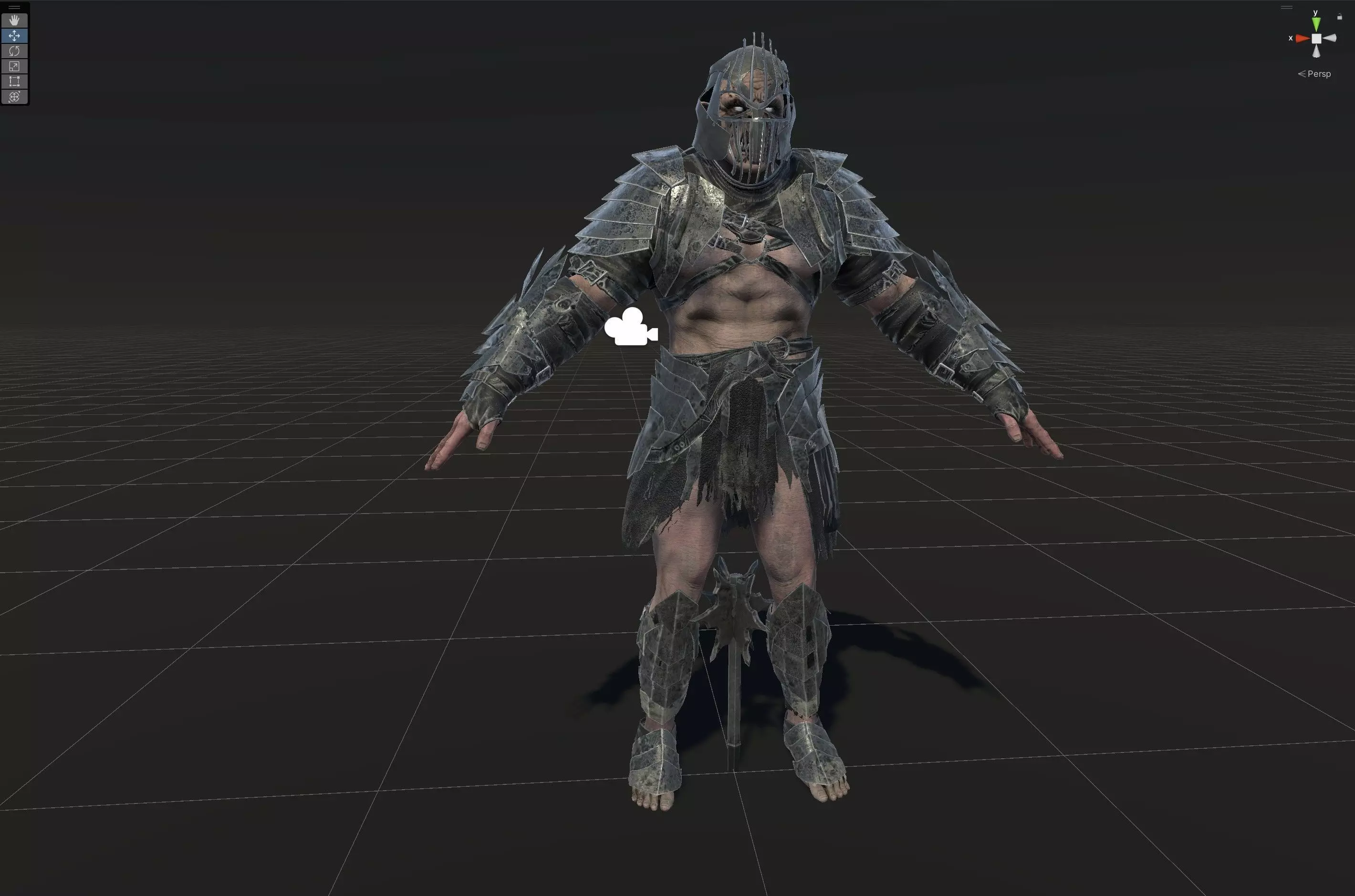 OrcKnight Low-poly 3D model_35