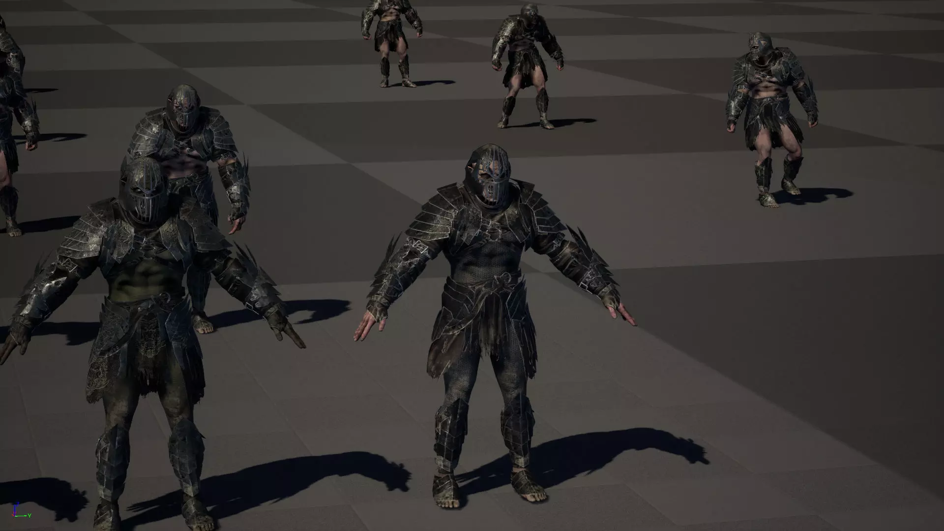 OrcKnight Low-poly 3D model_31