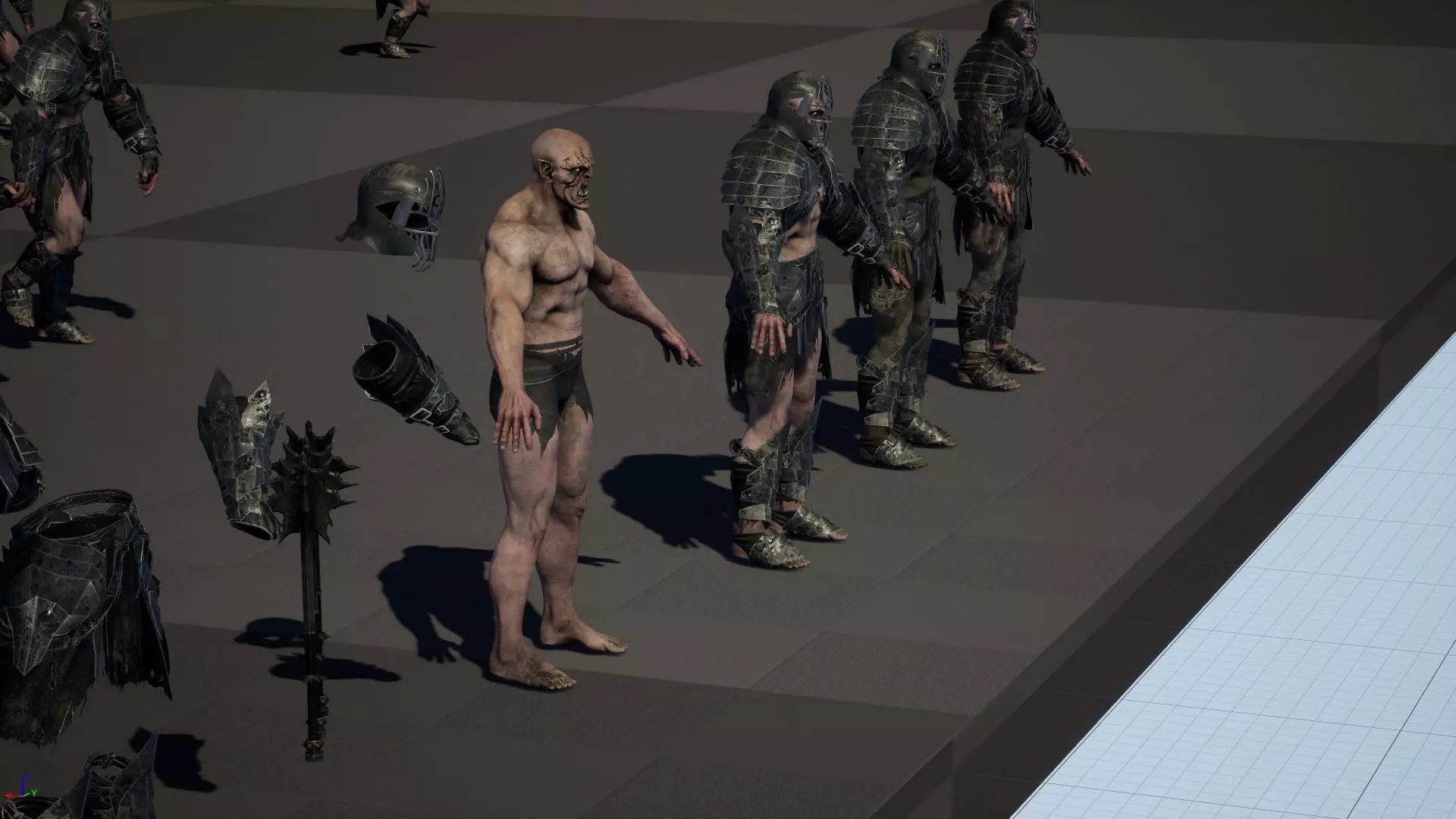 OrcKnight Low-poly 3D model_32