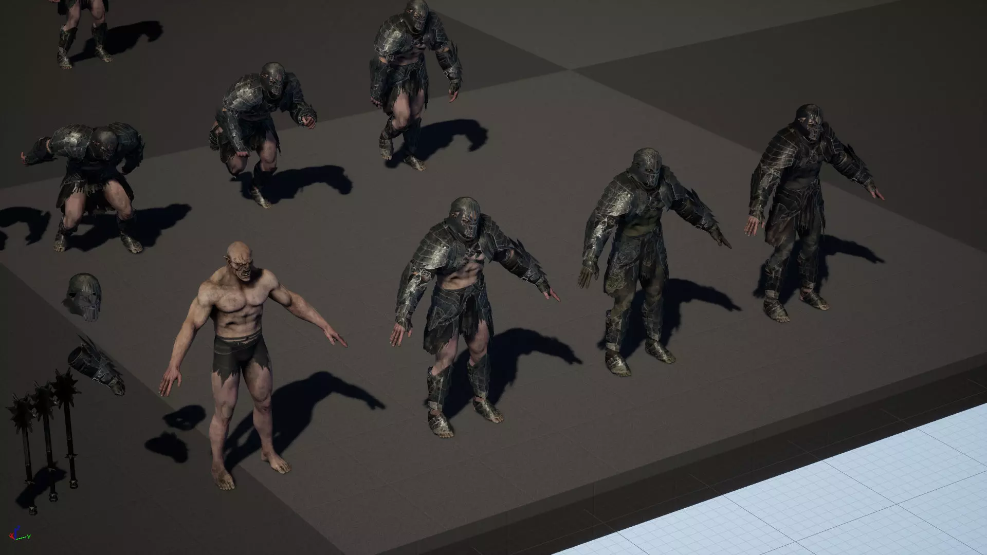 OrcKnight Low-poly 3D model_27