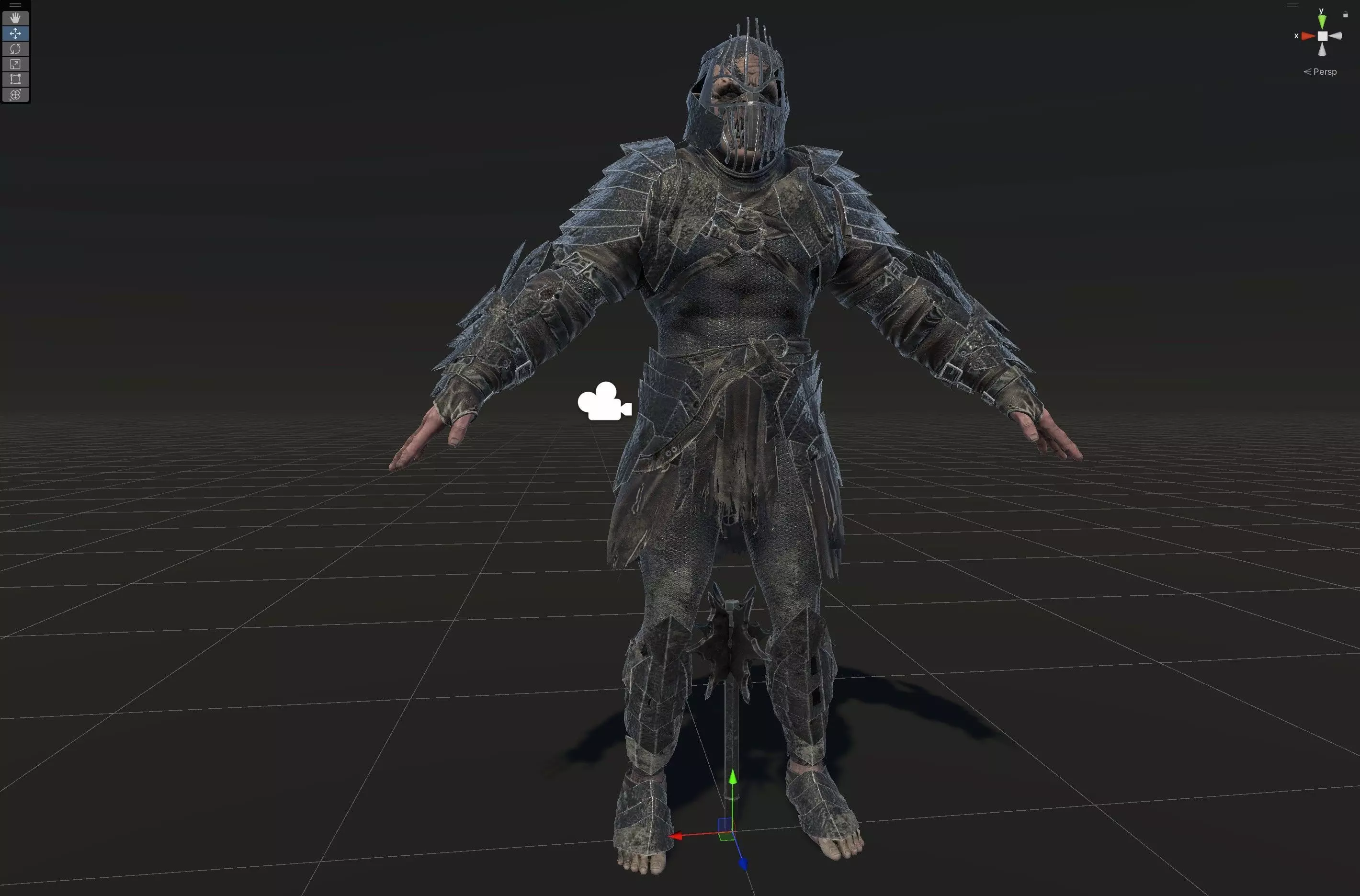 OrcKnight Low-poly 3D model_33