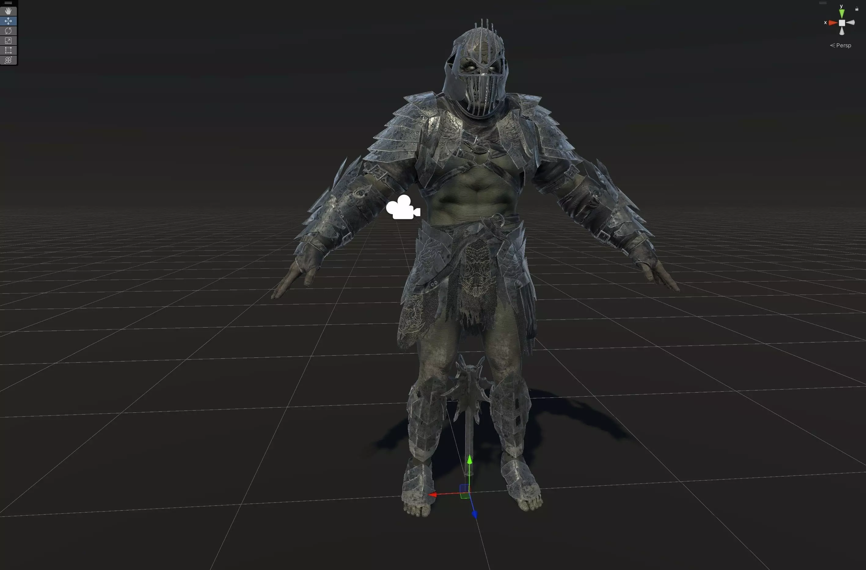 OrcKnight Low-poly 3D model_34