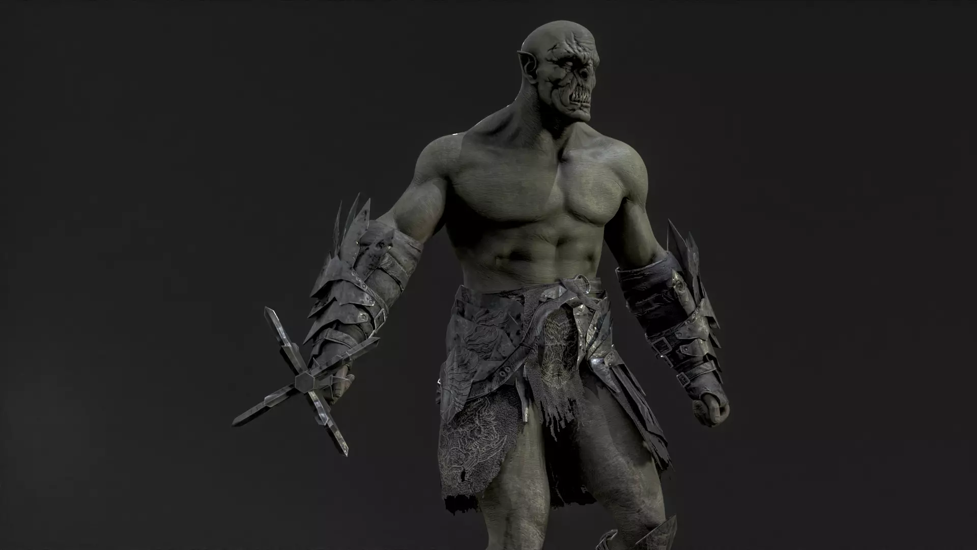 OrcKnight Low-poly 3D model_24