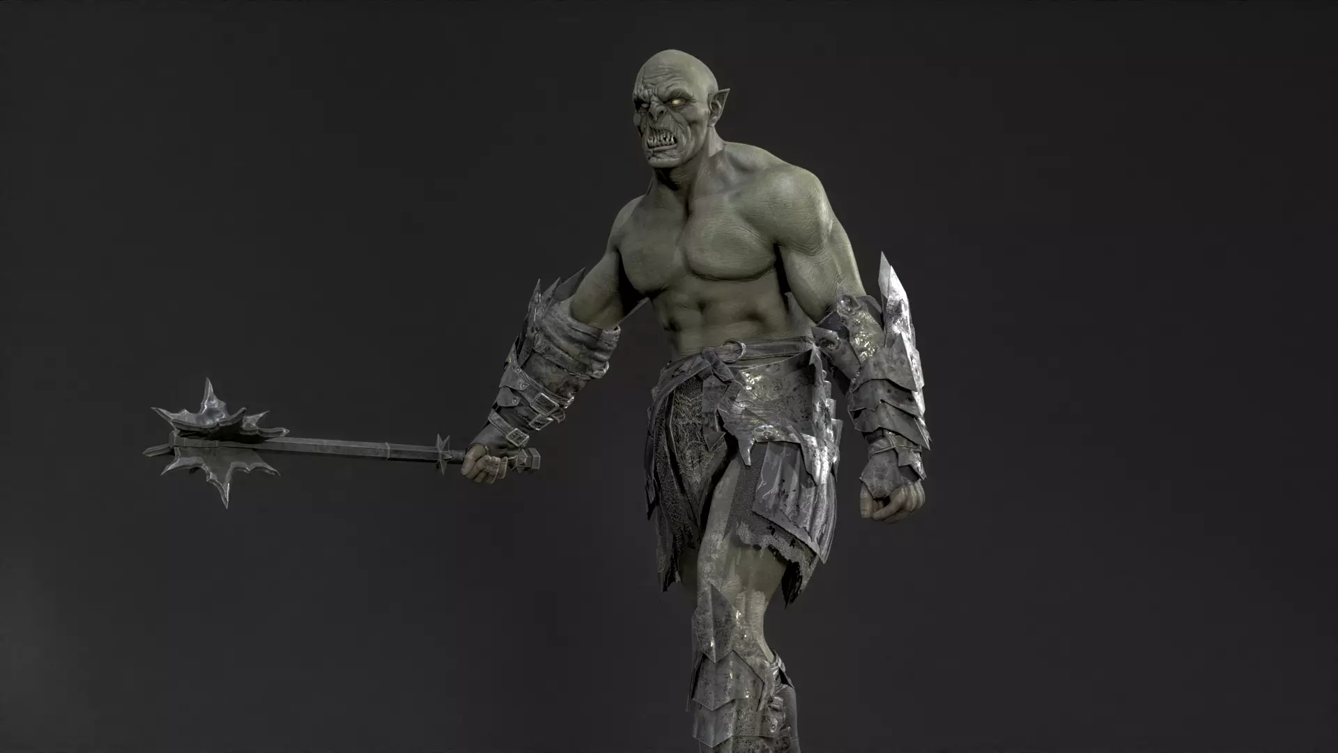 OrcKnight Low-poly 3D model_20