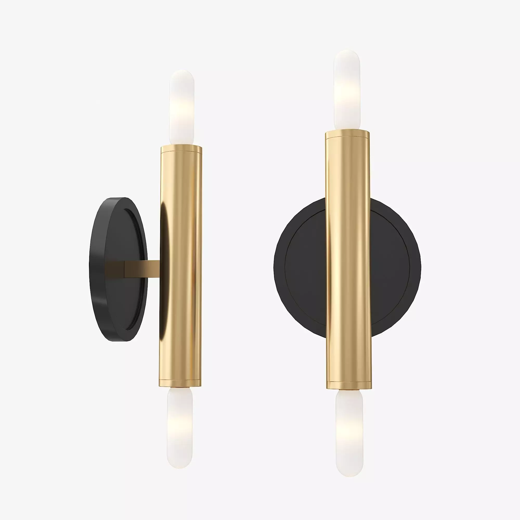 Plasrer Wall Light 3D model_0