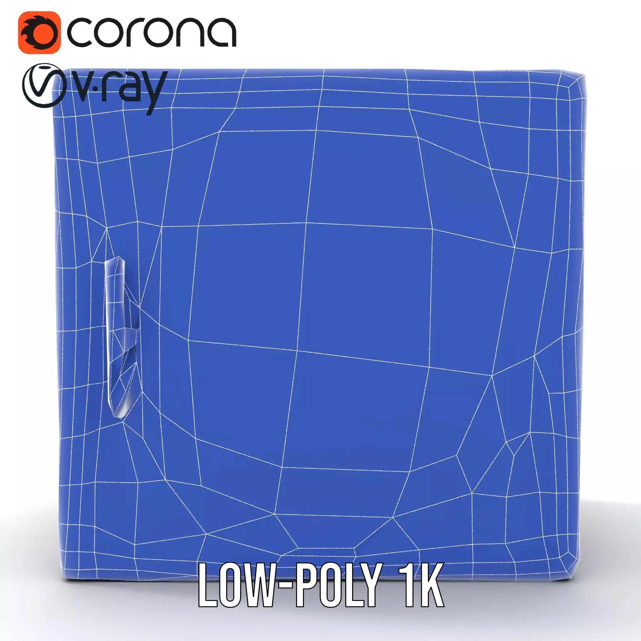 Vault Door model pack with metallic design Low-poly 3D model_14