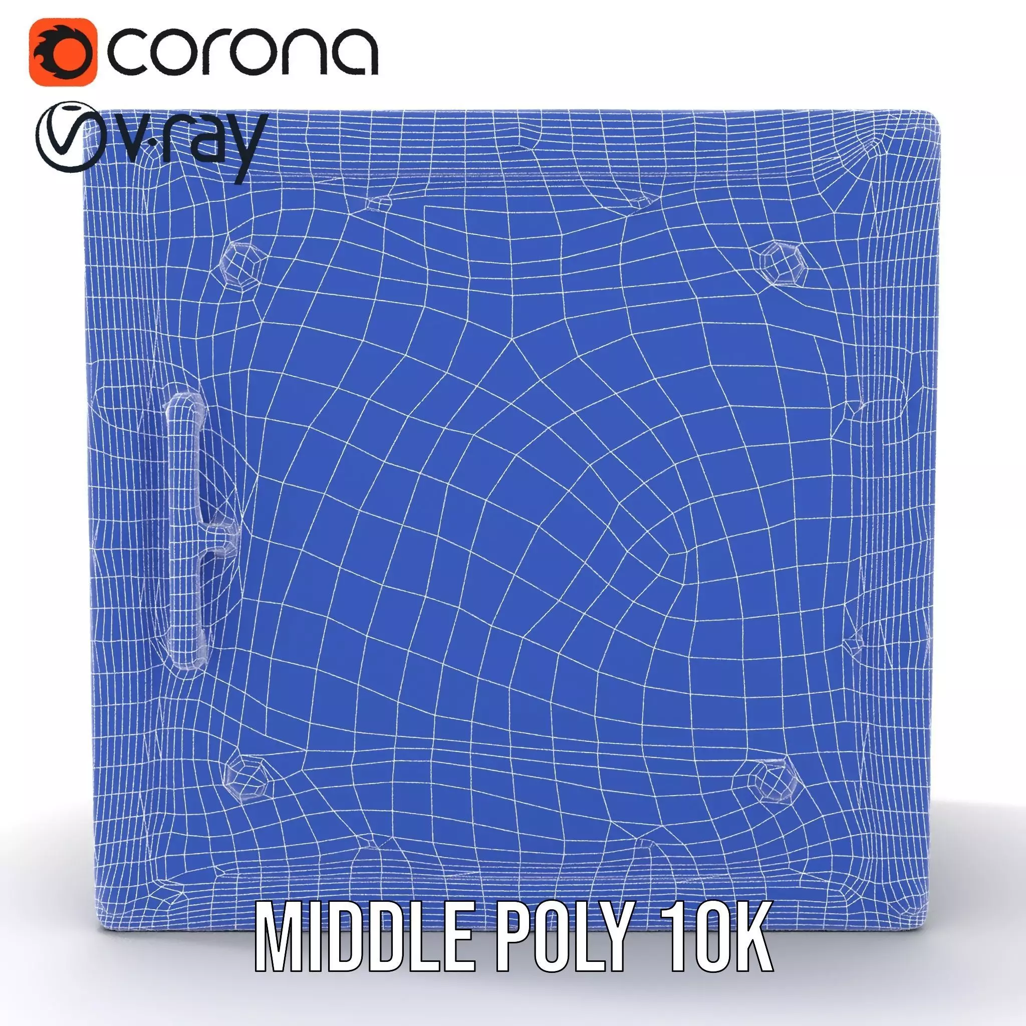 Vault Door model pack with metallic design Low-poly 3D model_13