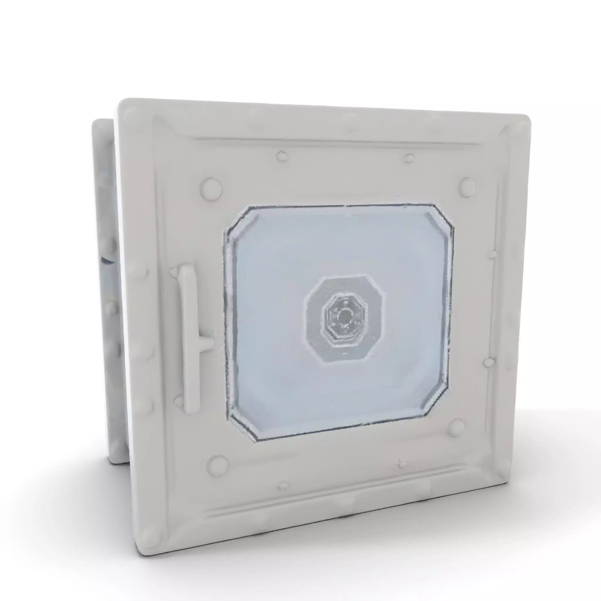 Vault Door model pack with metallic design Low-poly 3D model_0